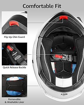 Amazon.com: YEMA Modular Motorcycle Helmets, DOT Approved